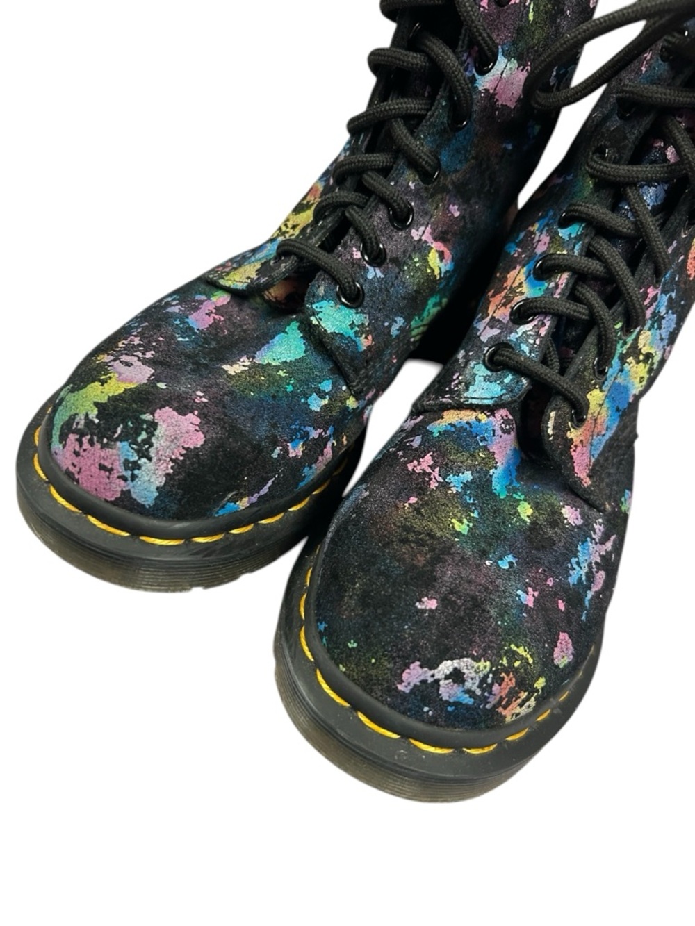 Dr. Martens Women’s 1460 Pascal Confetti Suede Lace Up Boots US Size 6 - Picture 11 of 14
